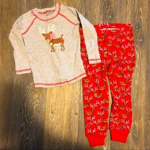 Bitty baby by American girl reindeer pajamas